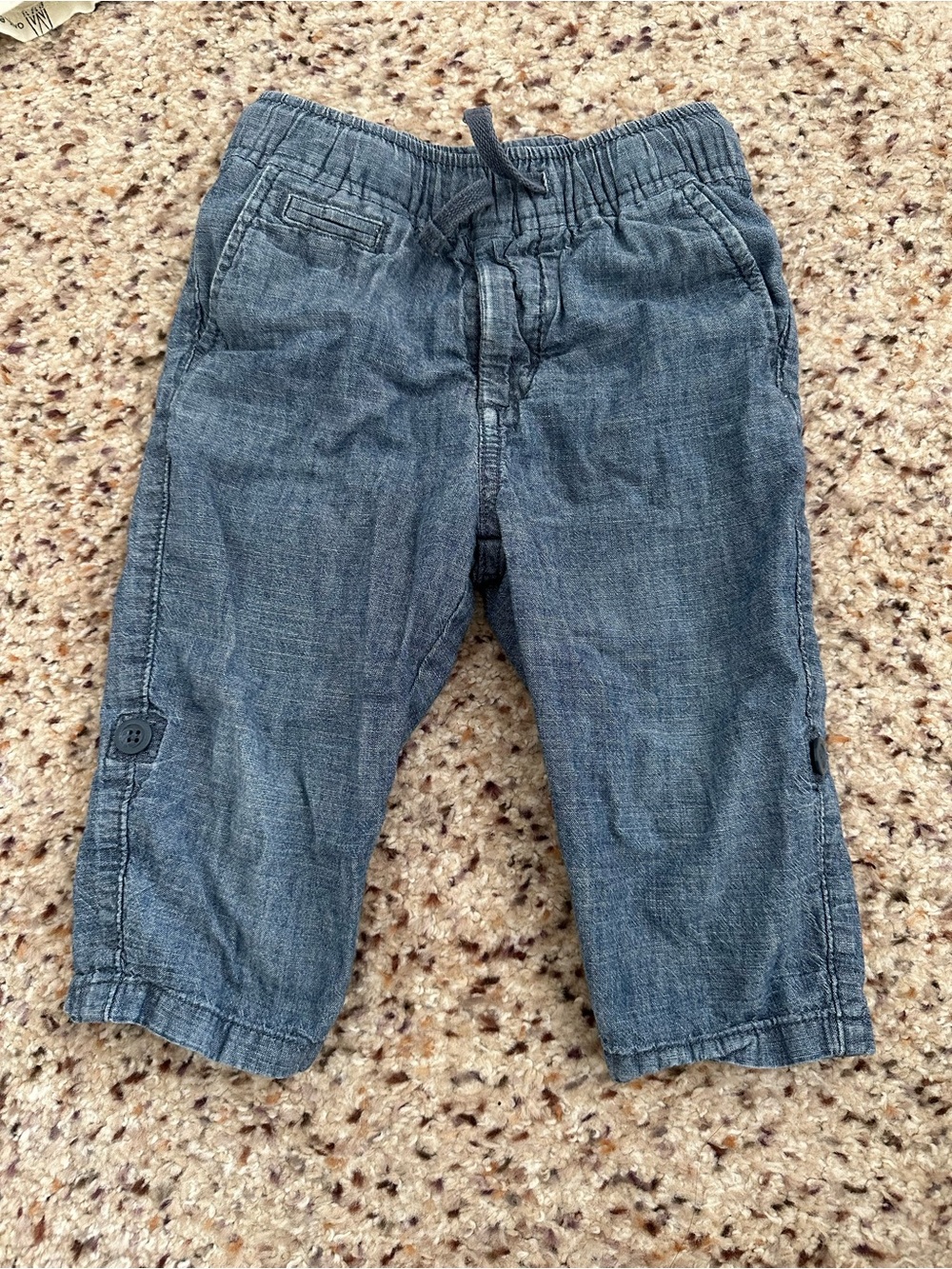 Gap Toddle Elastic Waist Pull-On Cropped Jeans
